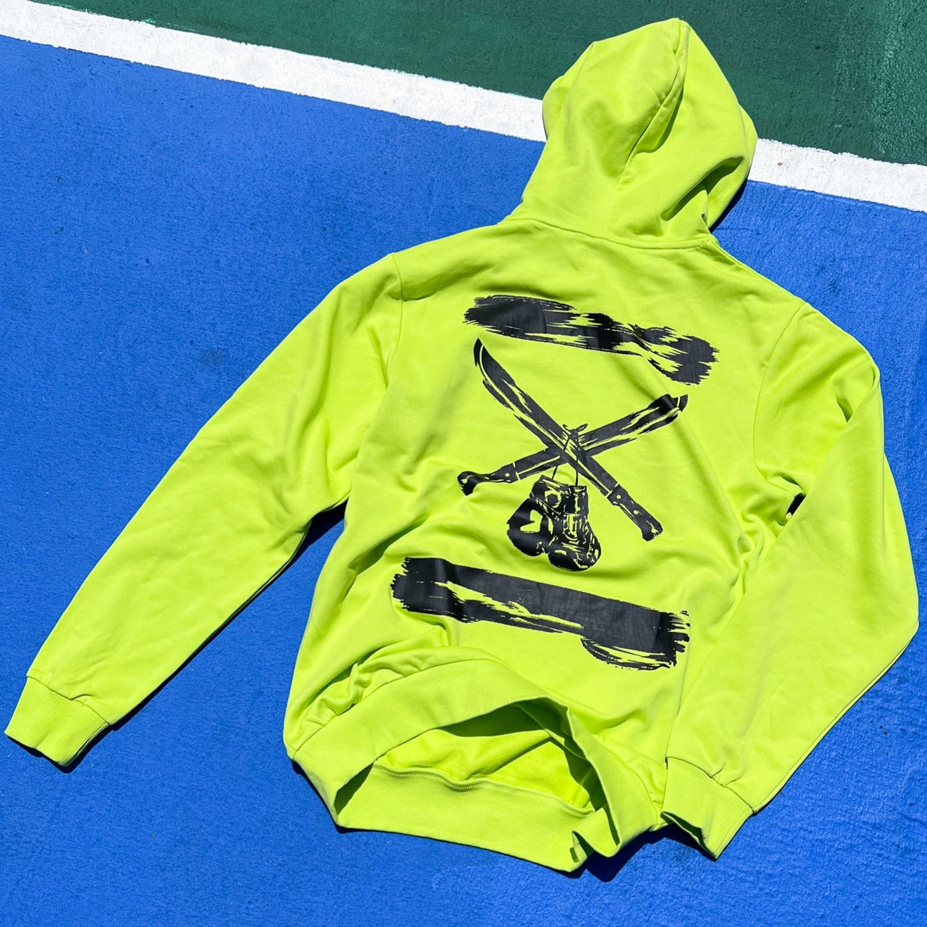 SHARPENED BLADES HOODIE - YELLOW