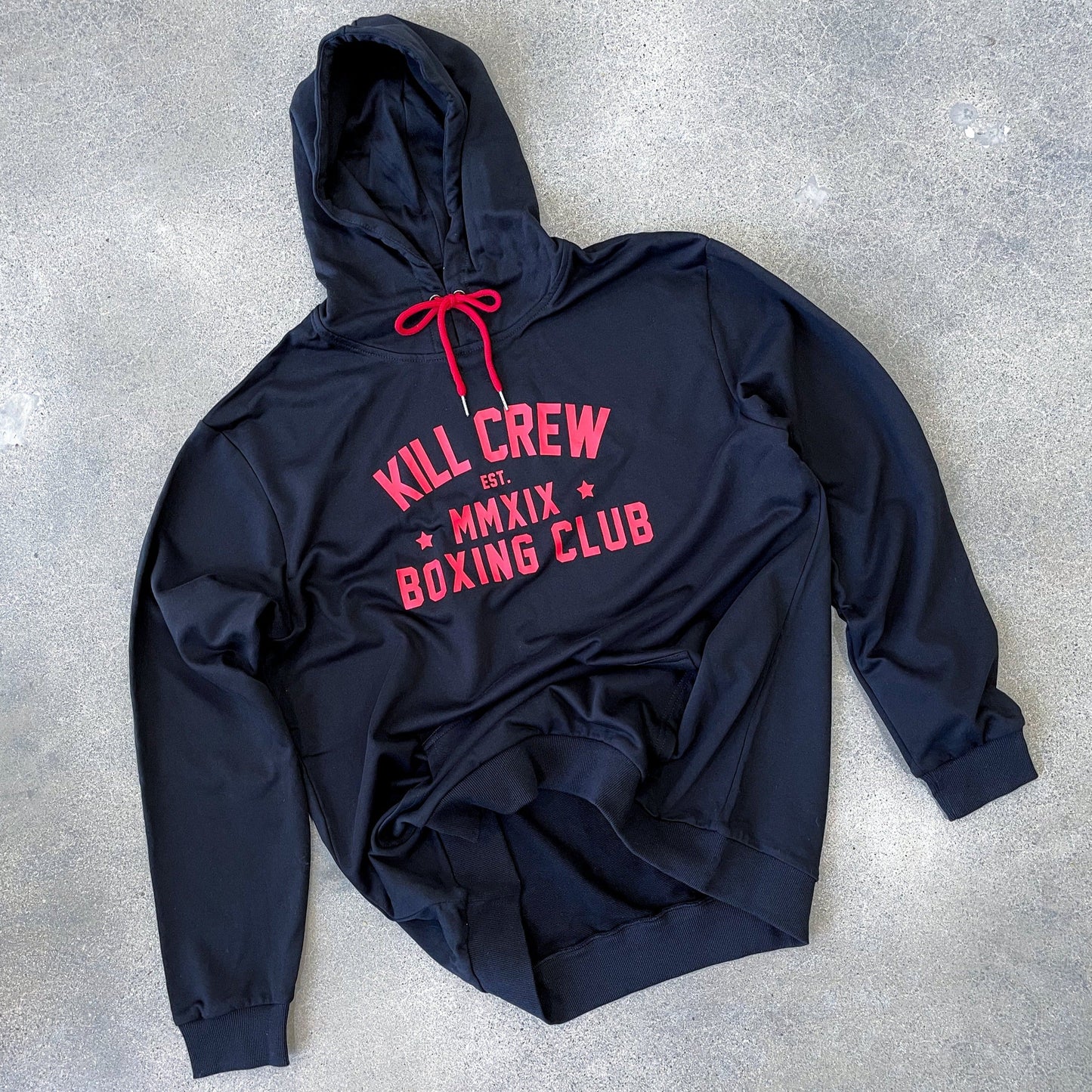 BOXING CLUB HOODIE - BLACK