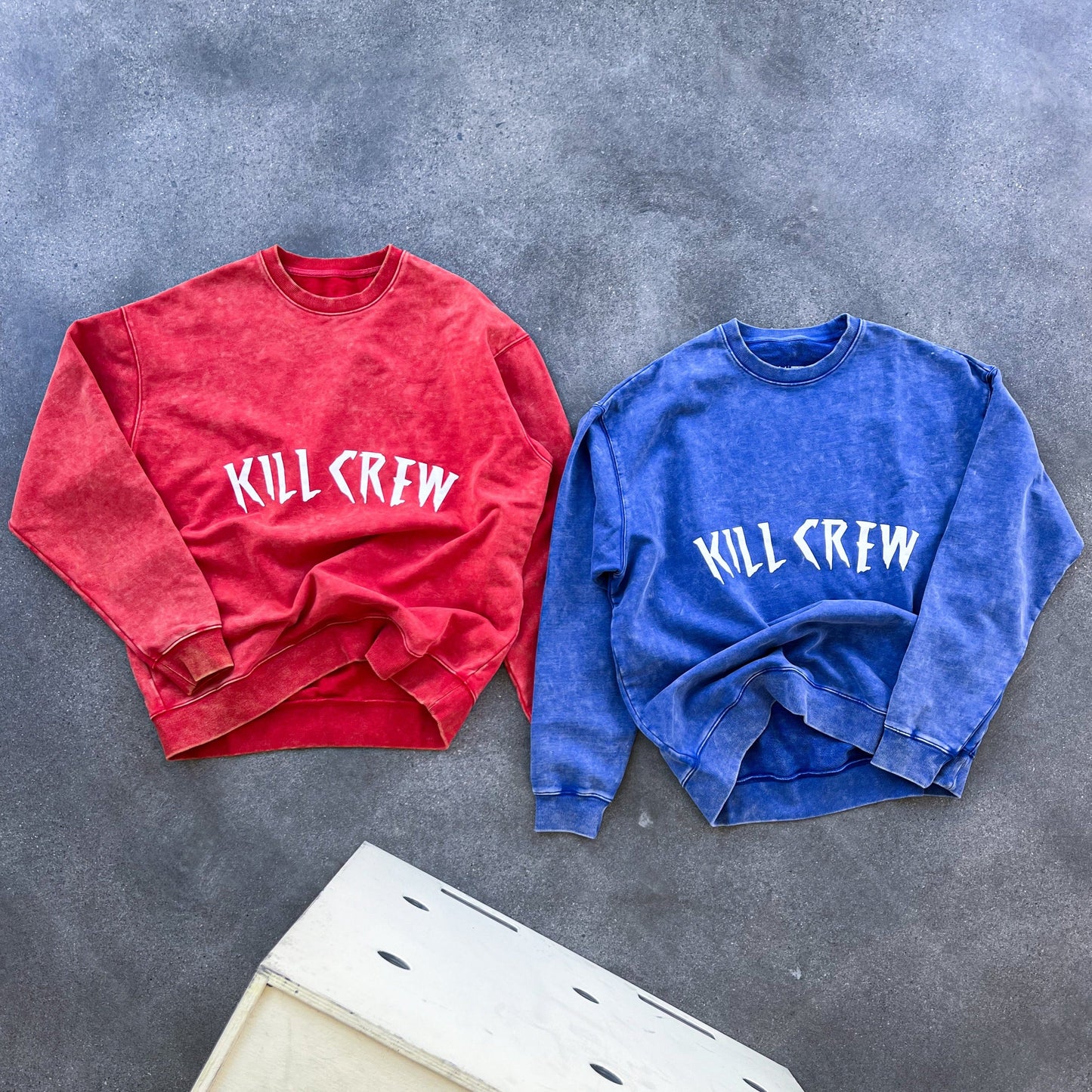 HEAVYWEIGHT LUX "KILL CREW" CREW NECK - BLUE
