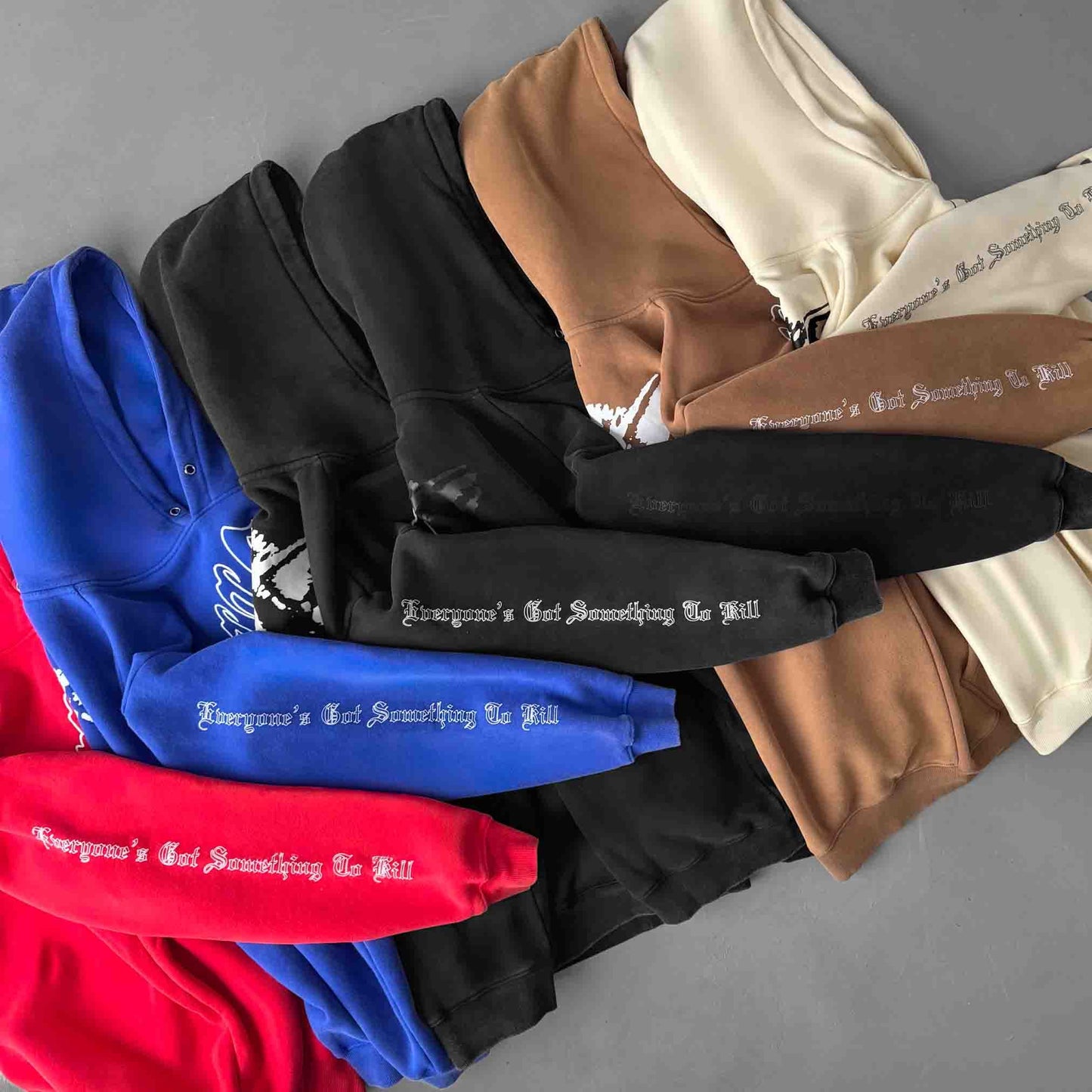 KILL CREW OVERSIZED LUX HOODIE - CREAM