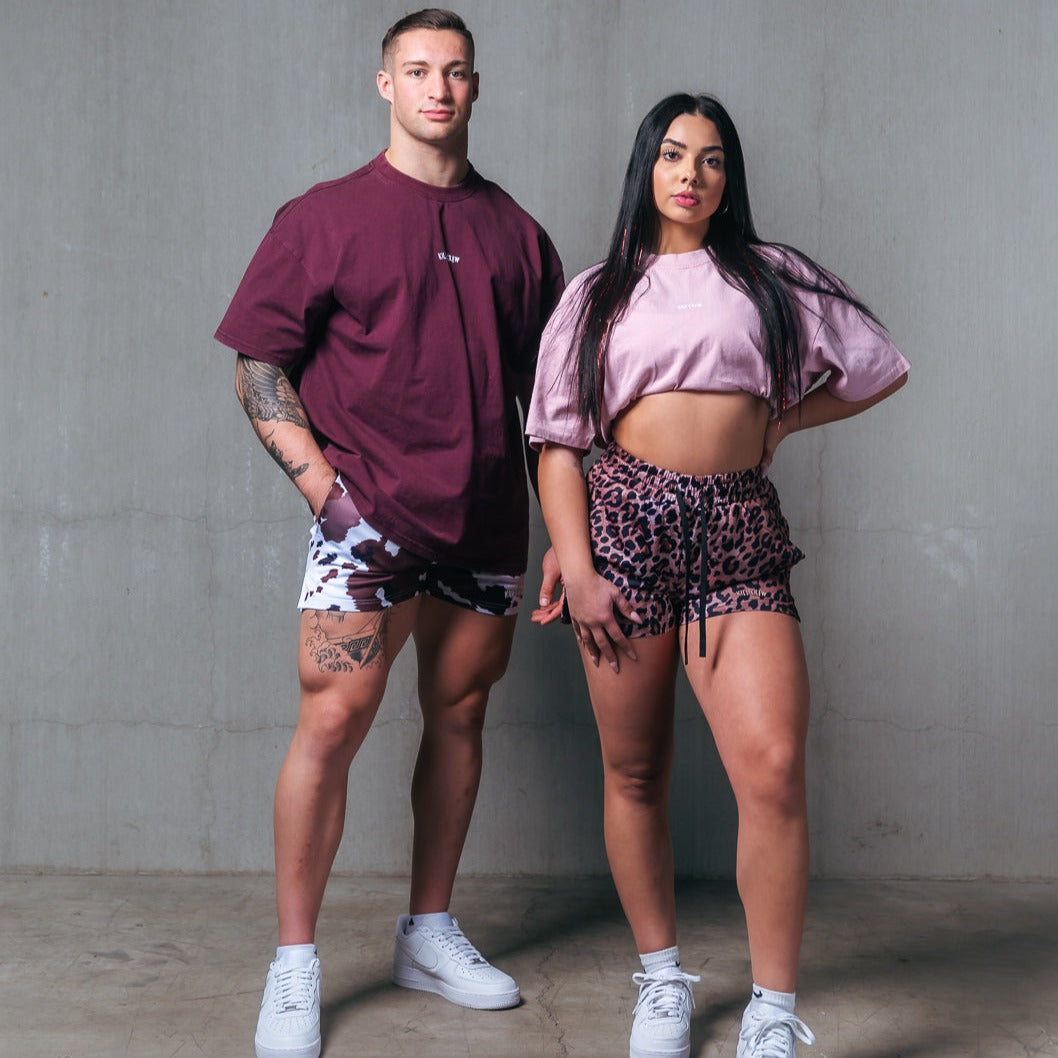 RELAXED FIT LUX "SIMPLE" T-SHIRT - ROSÉ