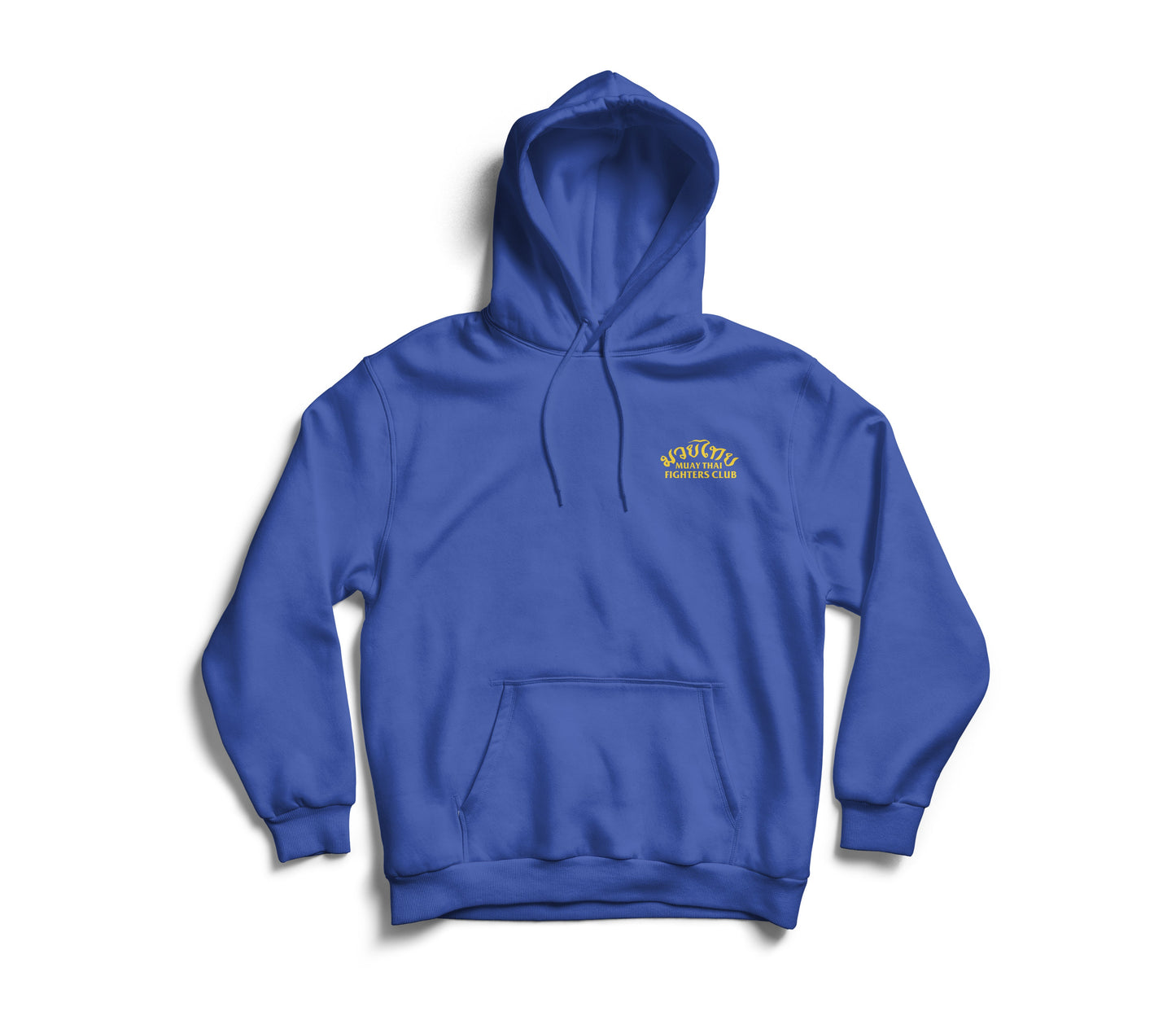 MUAY THAI TWIN TIGER PULLOVER HOODIE - BLUE