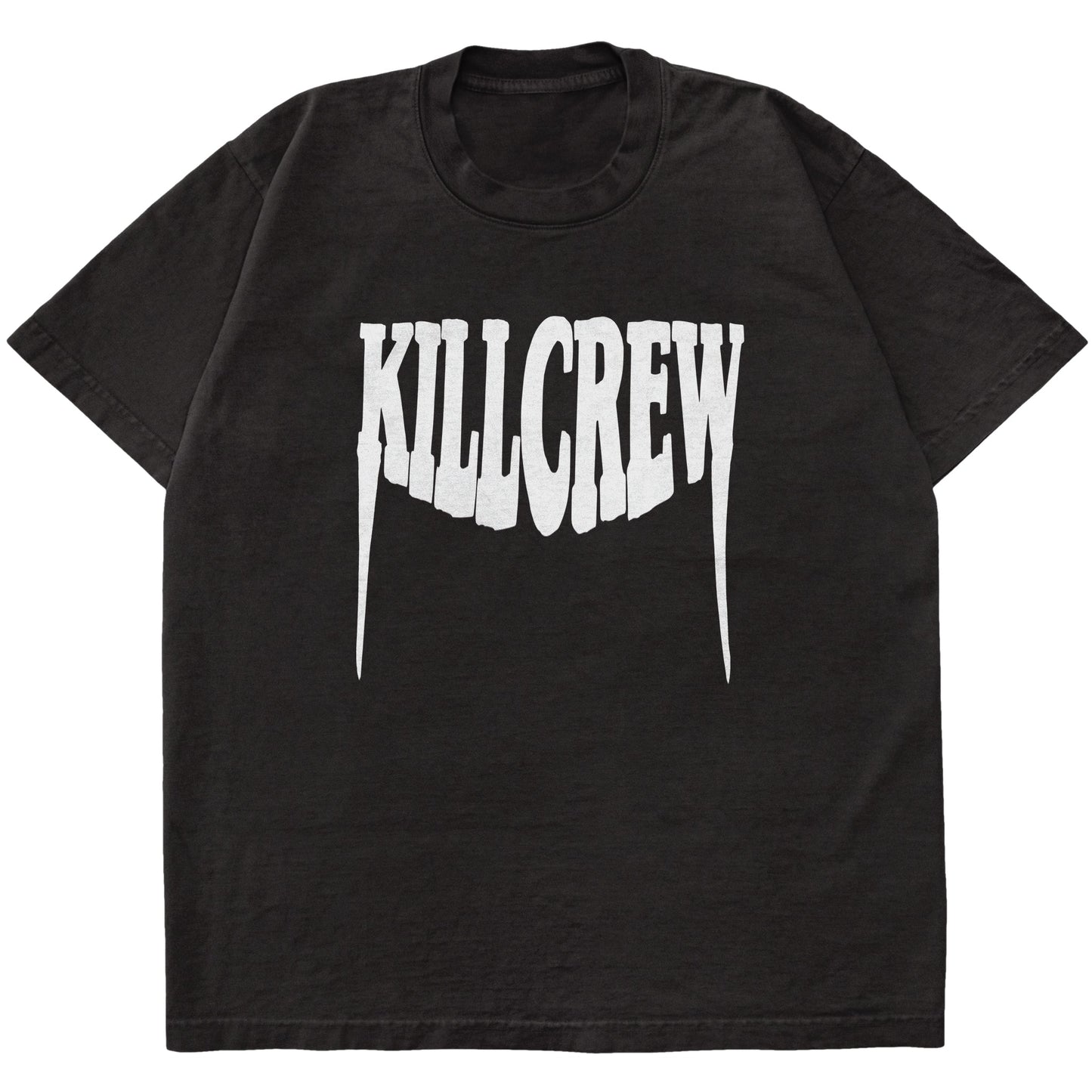 OVERSIZED "FANGS" T-SHIRT - BLACK / WHITE