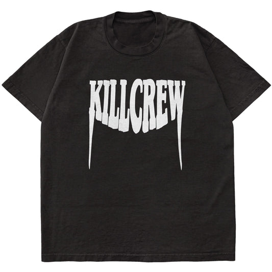 OVERSIZED "FANGS" T-SHIRT - BLACK / WHITE