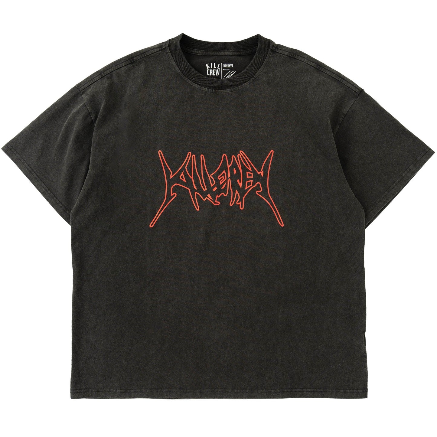 RELAXED FIT LUX CROWN OF THORNS T-SHIRT - BLACK