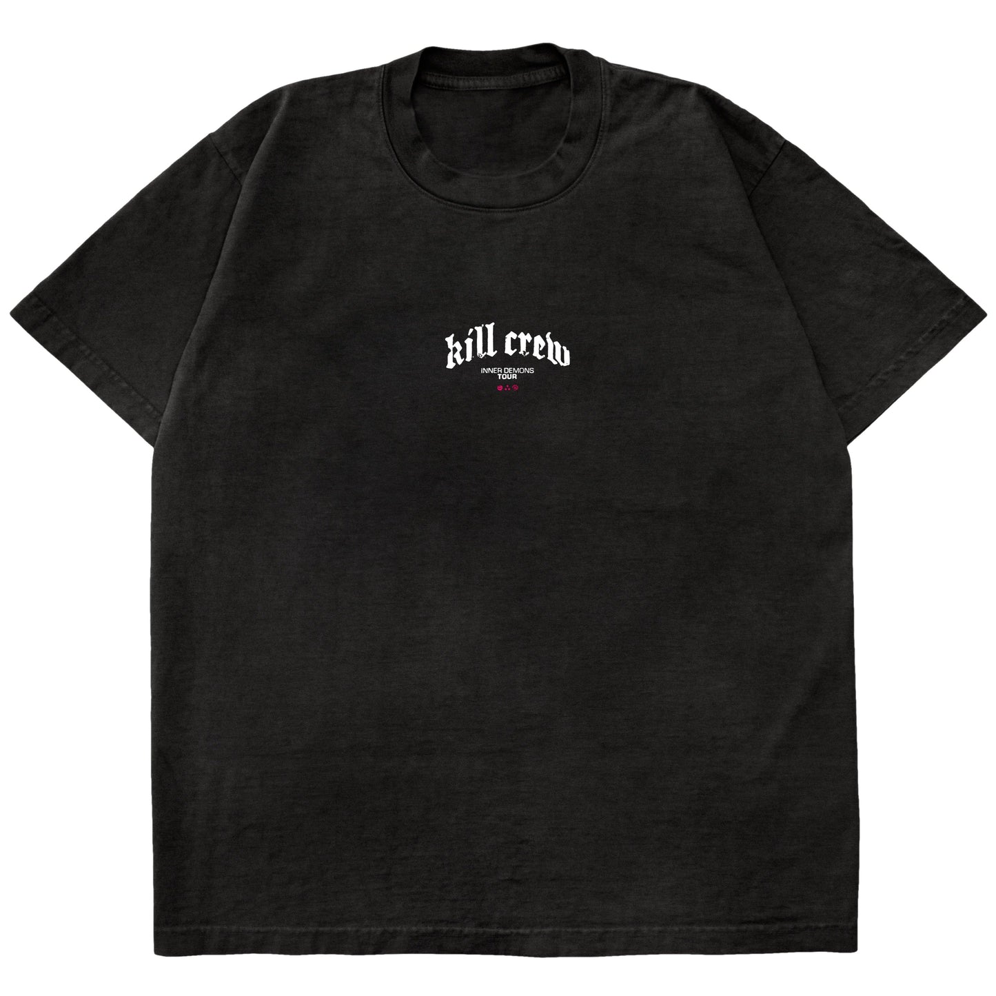 RELAXED FIT INNER DEMONS TOUR T-SHIRT - BLACK / WHITE