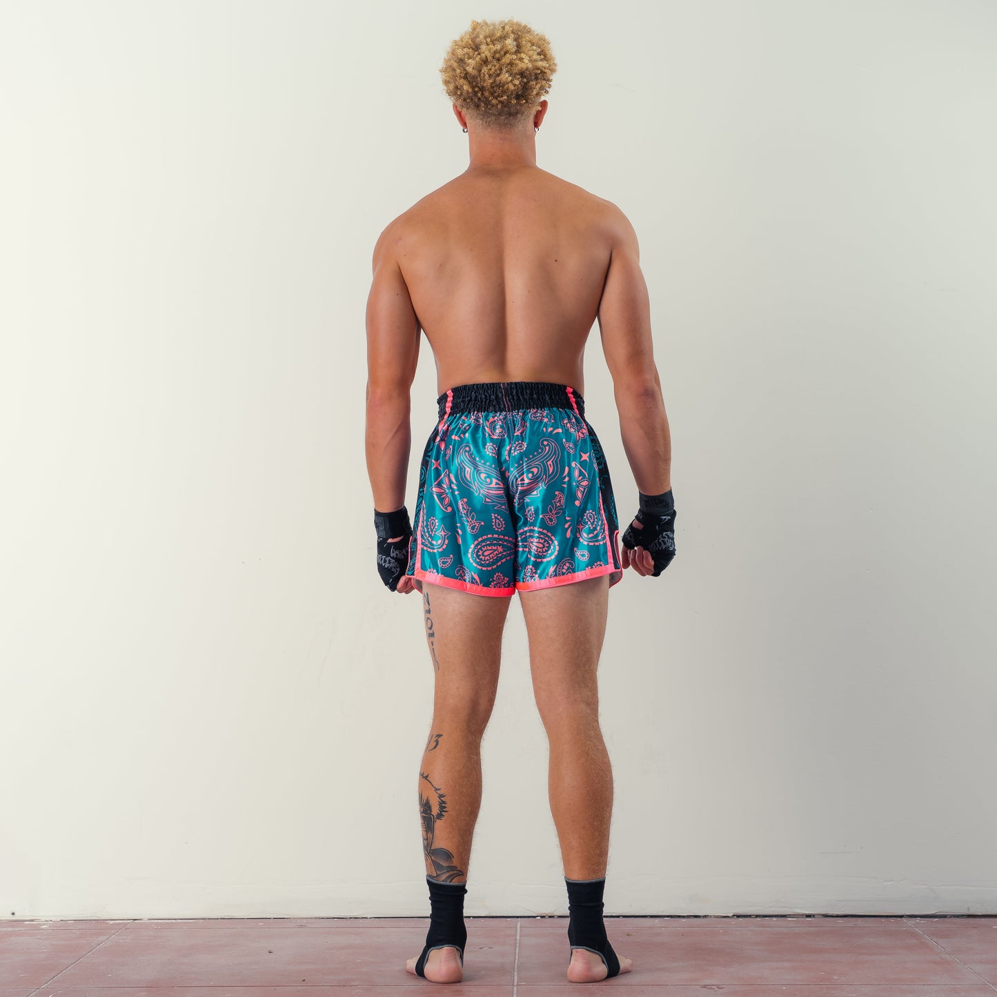 BANDANA FIGHT SHORTS - WATERMELON