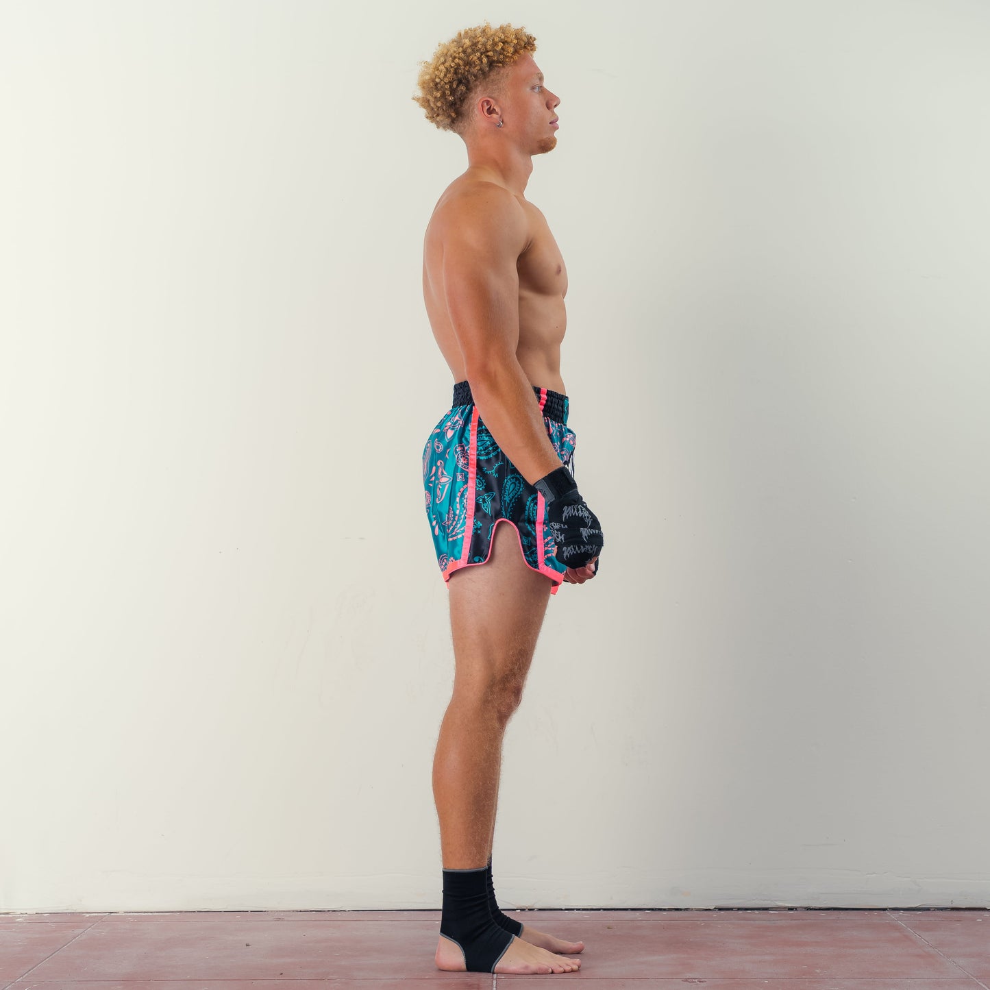 BANDANA FIGHT SHORTS - WATERMELON