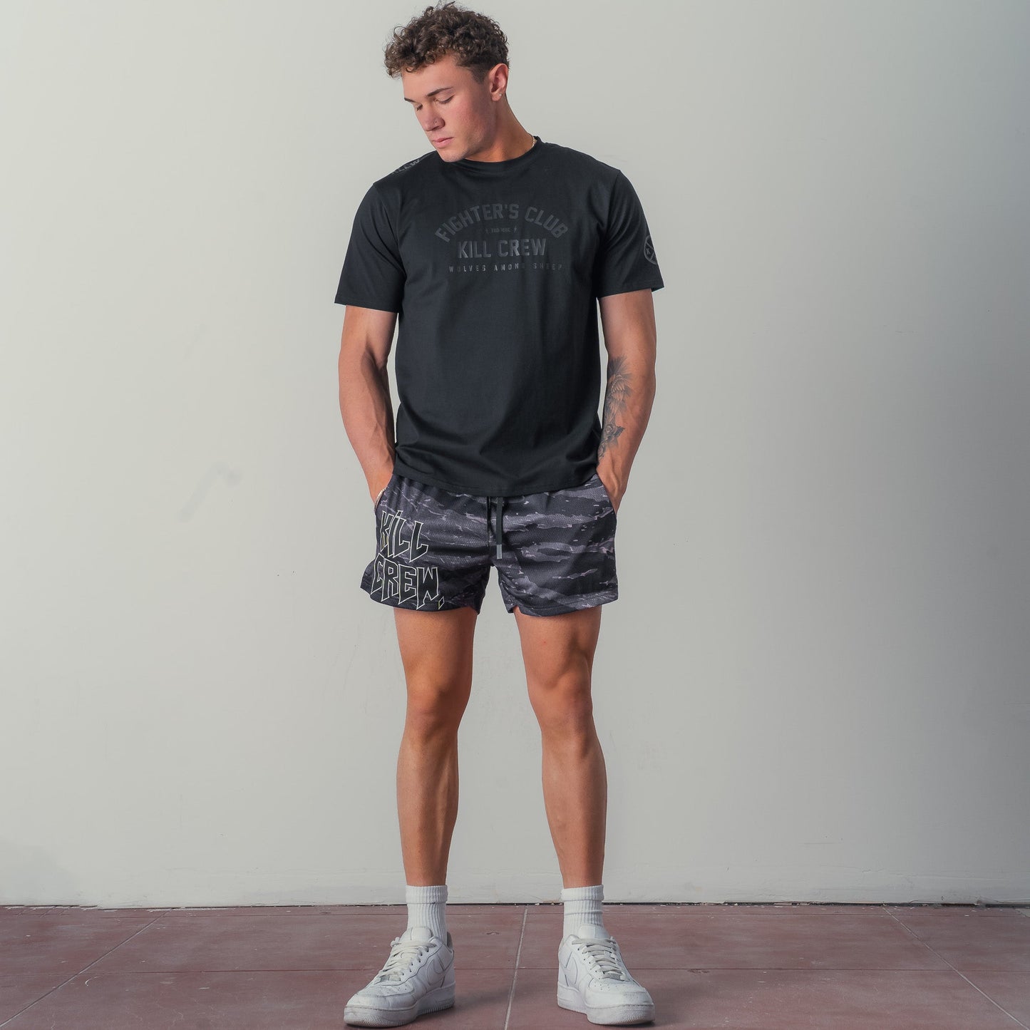 FIGHTER'S CLUB T-SHIRT - BLACKOUT