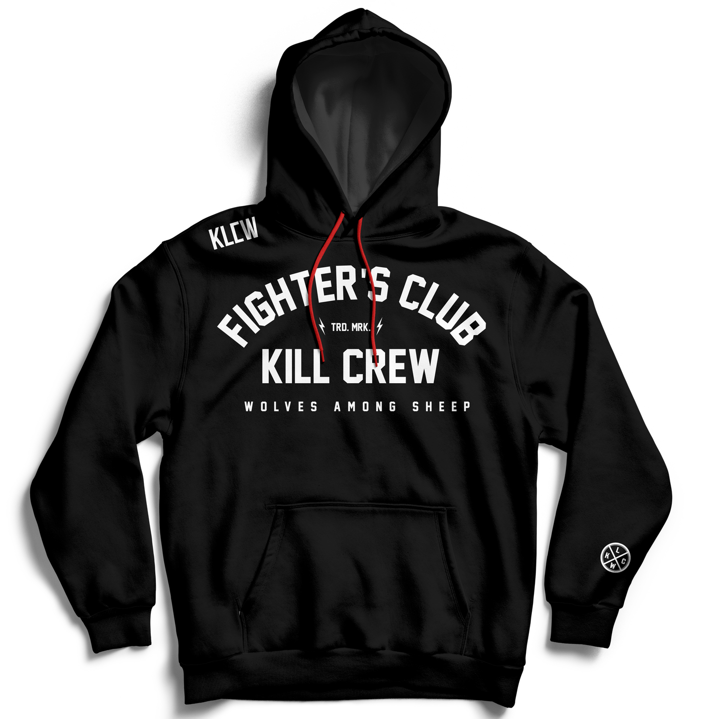 FIGHTER'S CLUB HOODIE - BLACK