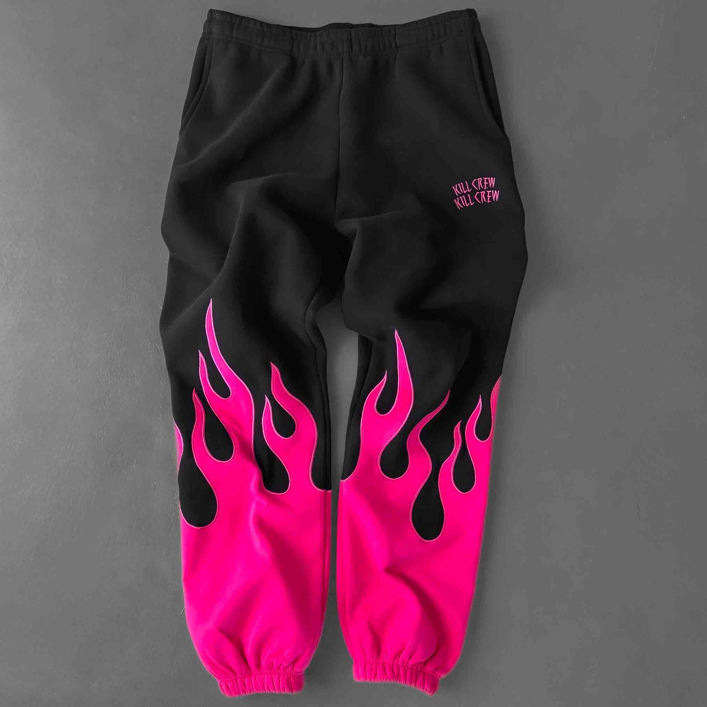 PREMIUM HEATER SWEATS - BLACK / PINK