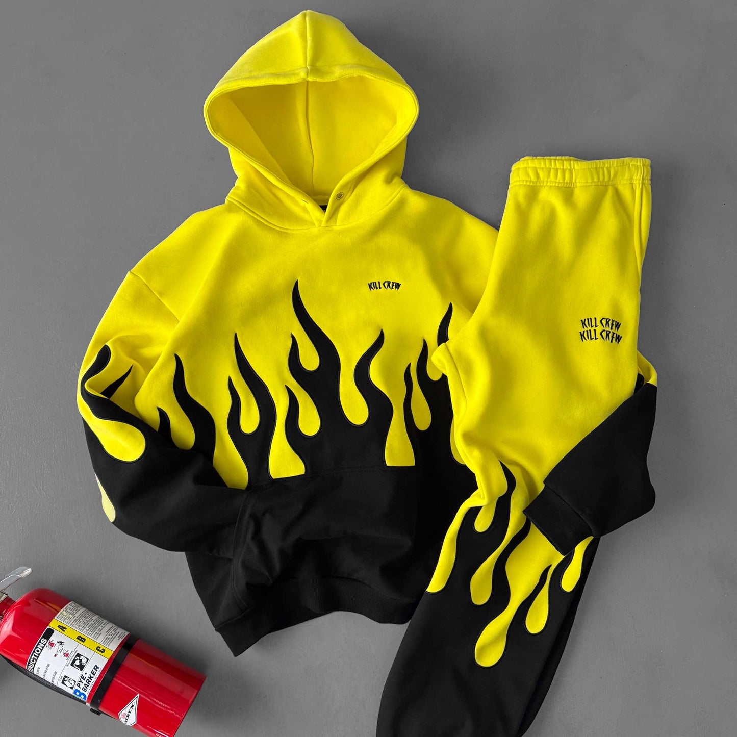 PREMIUM HEATER SWEATS - YELLOW / BLACK