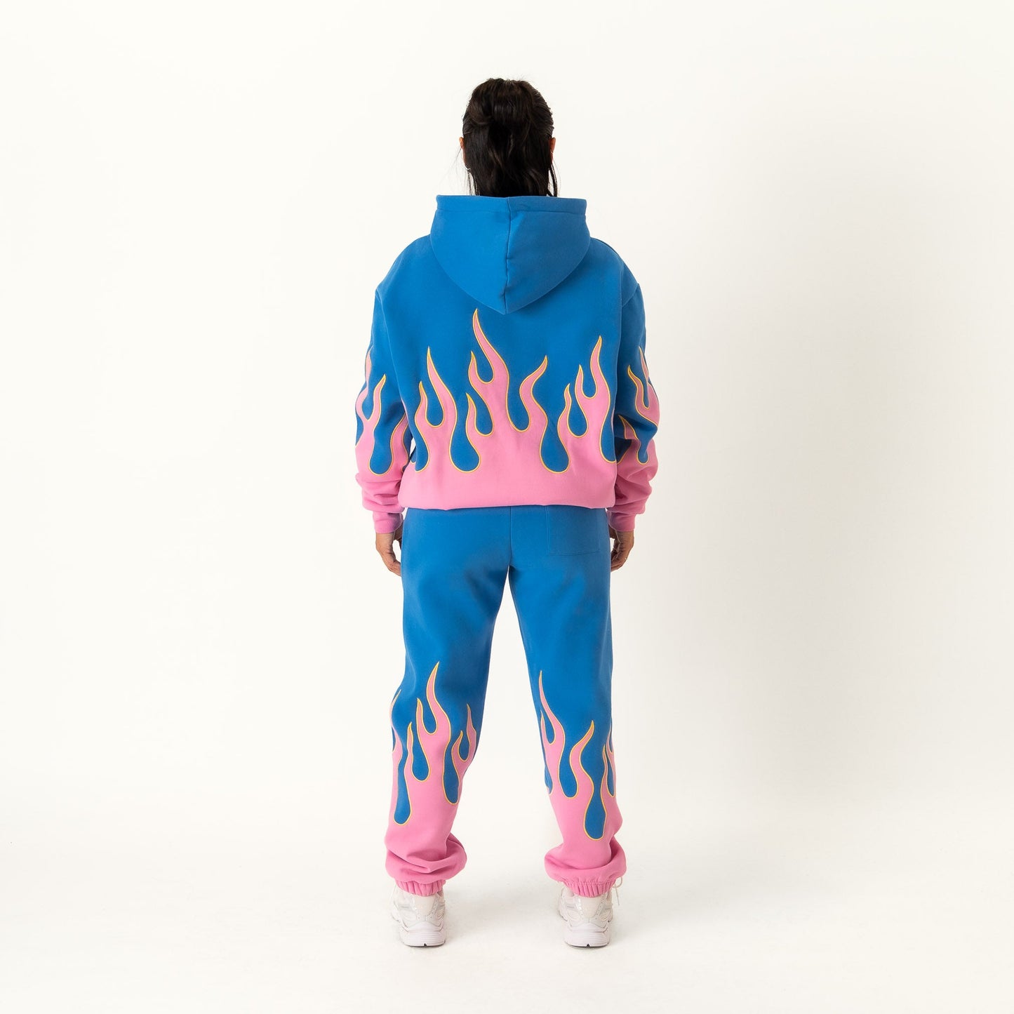 PREMIUM HEATER SWEATS - BLUE / PINK