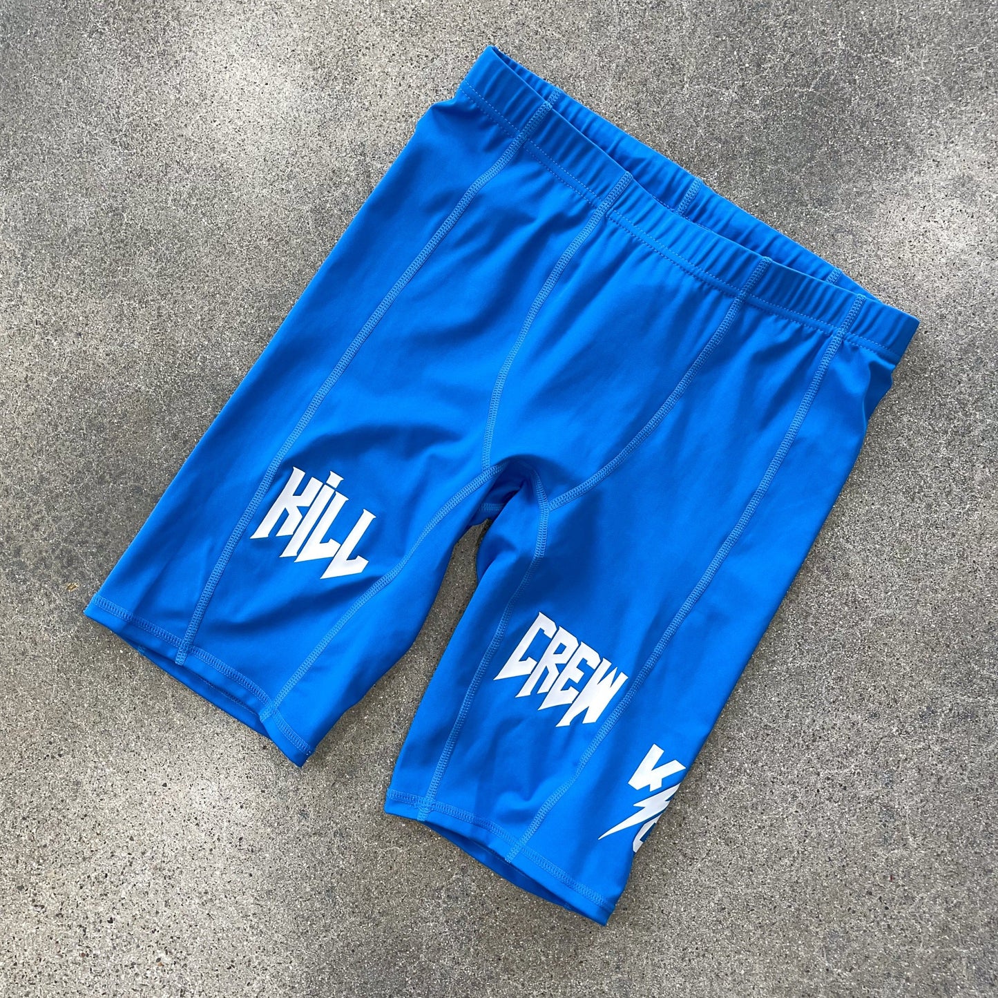 TIRADE TECH COMPRESSION SHORTS - BLUE