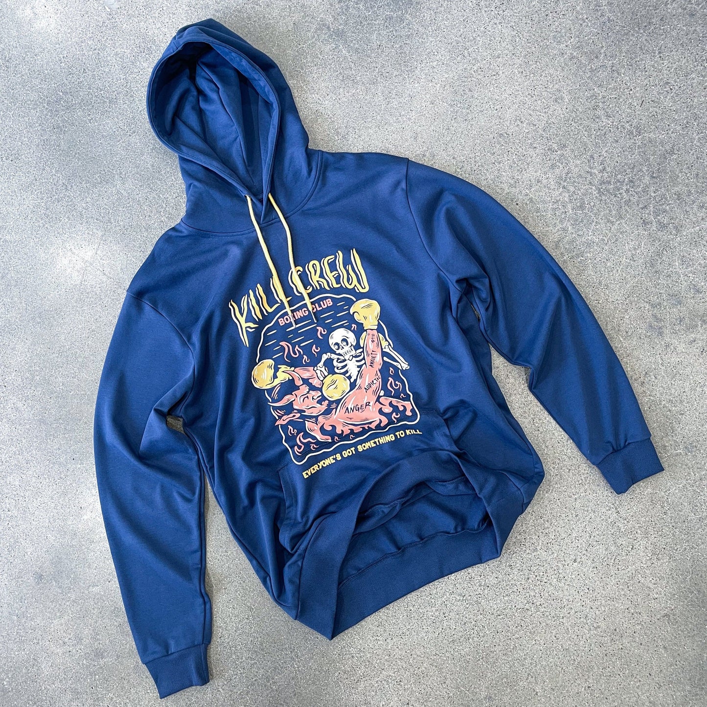 KILL CREW INNER DEMONS BOXING CLUB HOODIE - BLUE