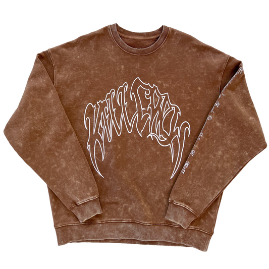 HEAVYWEIGHT LUX "CLASSIC" CREW NECK - BROWN