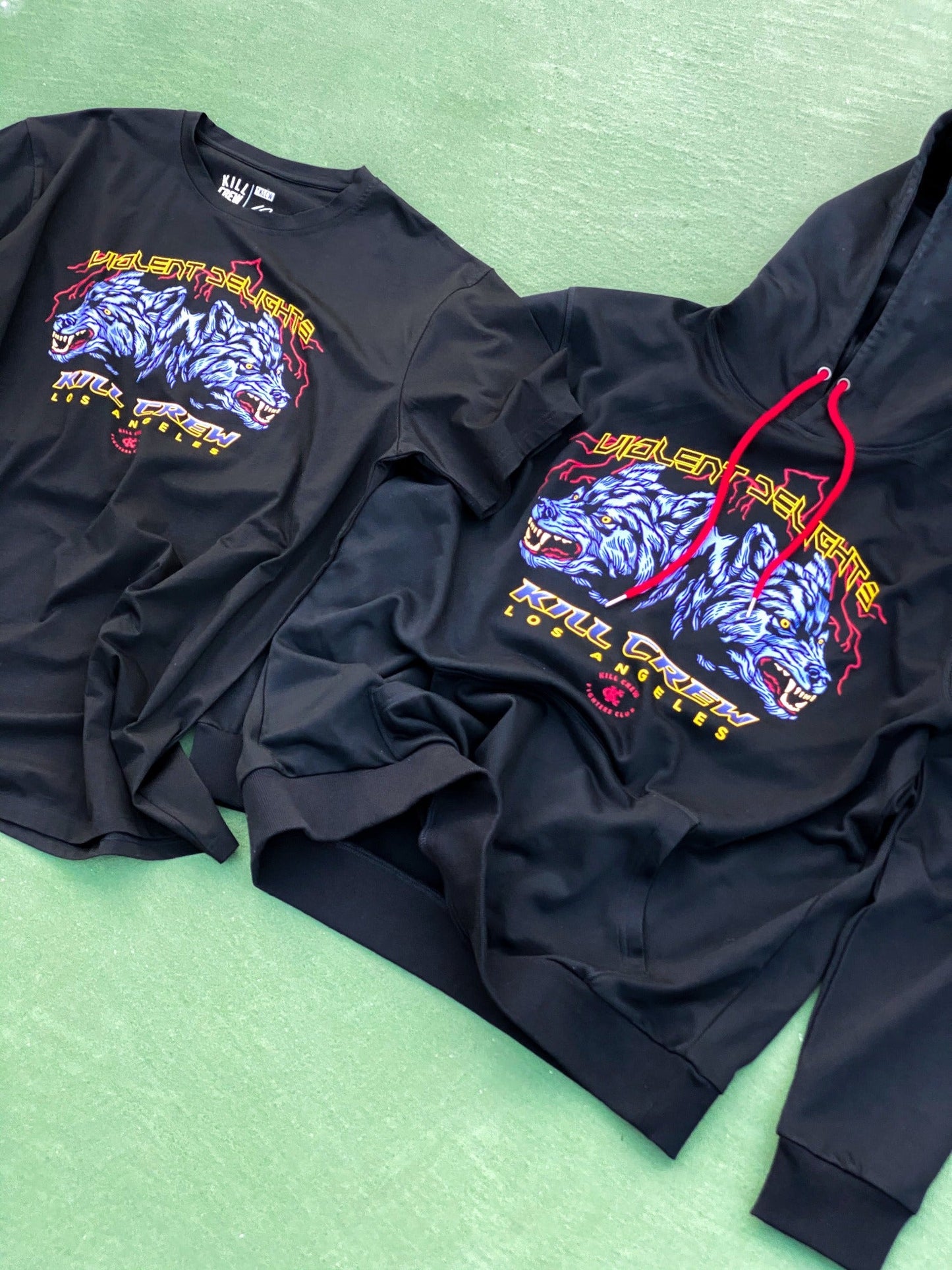 VIOLENT DELIGHTS HOODIE - BLACK