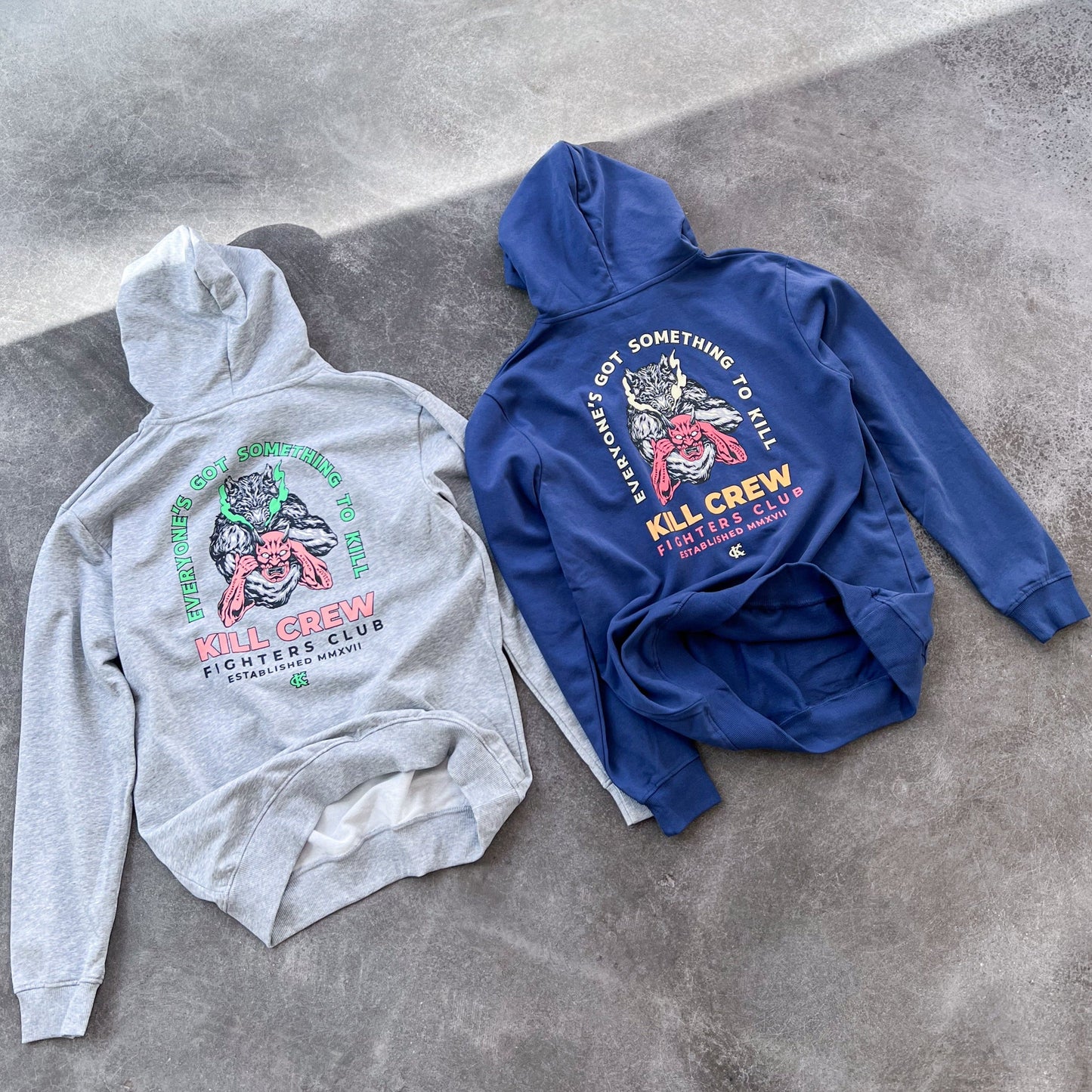 INNER DEMONS HOODIE - BLUE