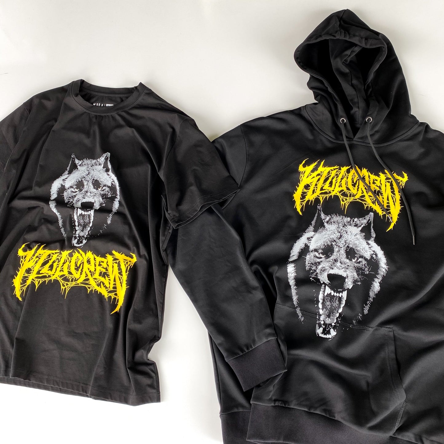 LONE WOLF HOODIE - BLACK