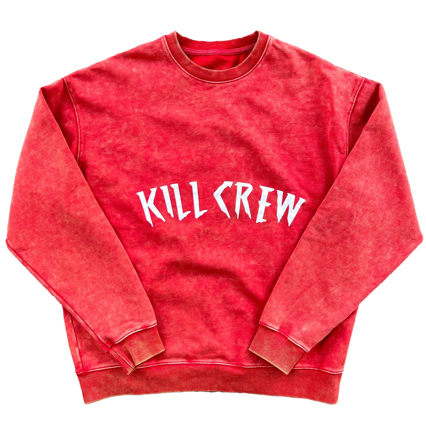 HEAVYWEIGHT LUX "KILL CREW" CREW NECK - RED