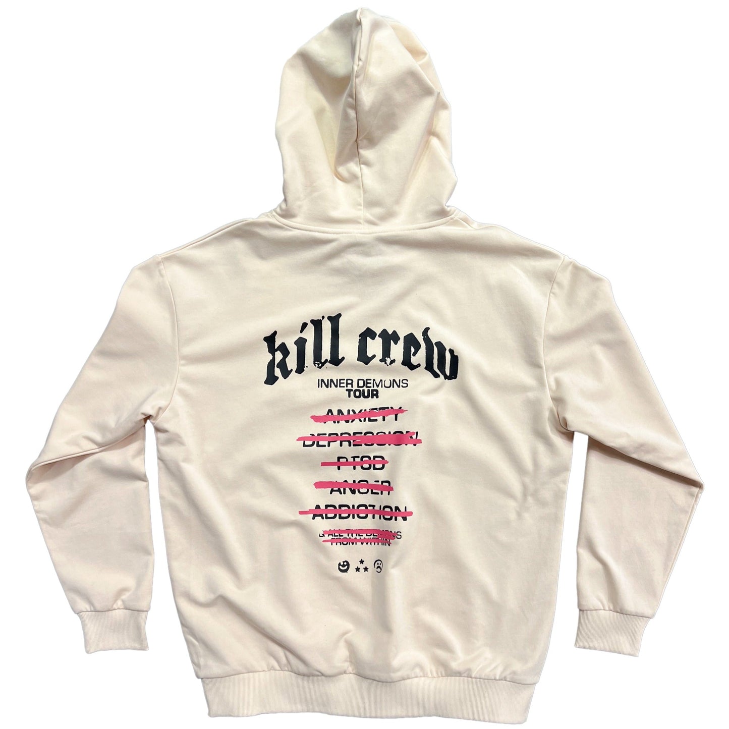 INNER DEMONS TOUR HOODIE - CREAM