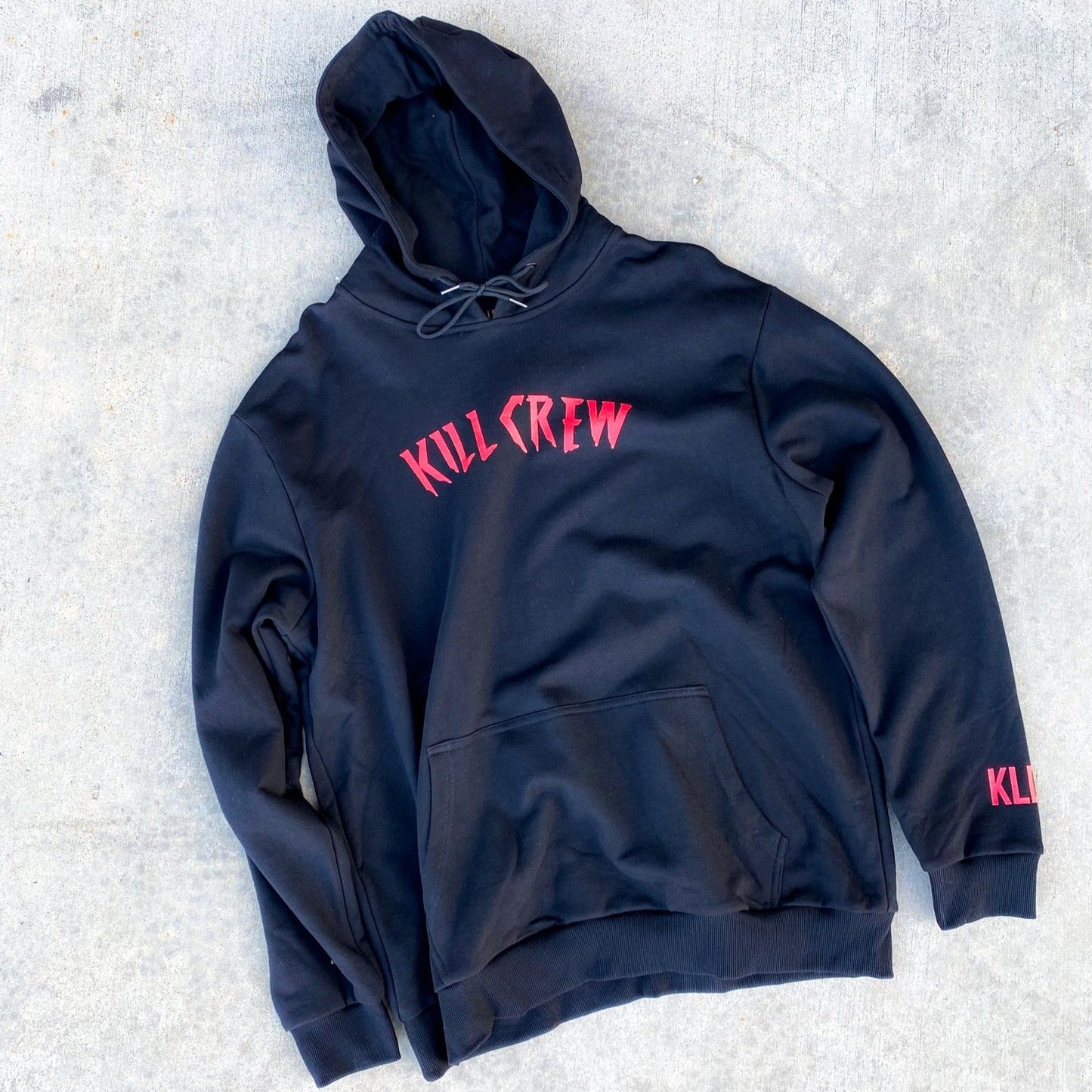 KILL CREW CLASSIC HOODIE - BLACK / RED