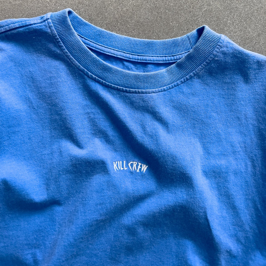 RELAXED FIT LUX "SIMPLE" T-SHIRT - BLUE