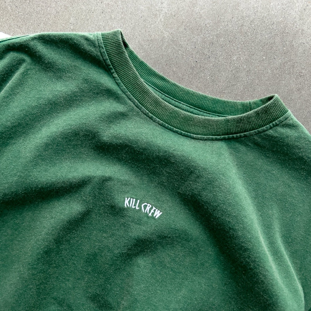 RELAXED FIT LUX "SIMPLE" T-SHIRT - GREEN
