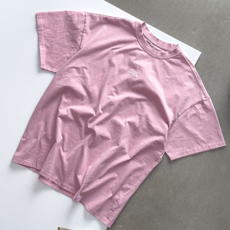 RELAXED FIT LUX "SIMPLE" T-SHIRT - ROSÉ