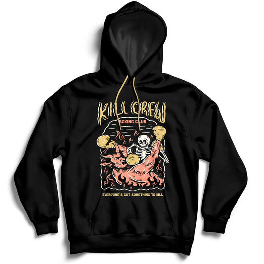 KILL CREW INNER DEMONS BOXING CLUB HOODIE - BLACK