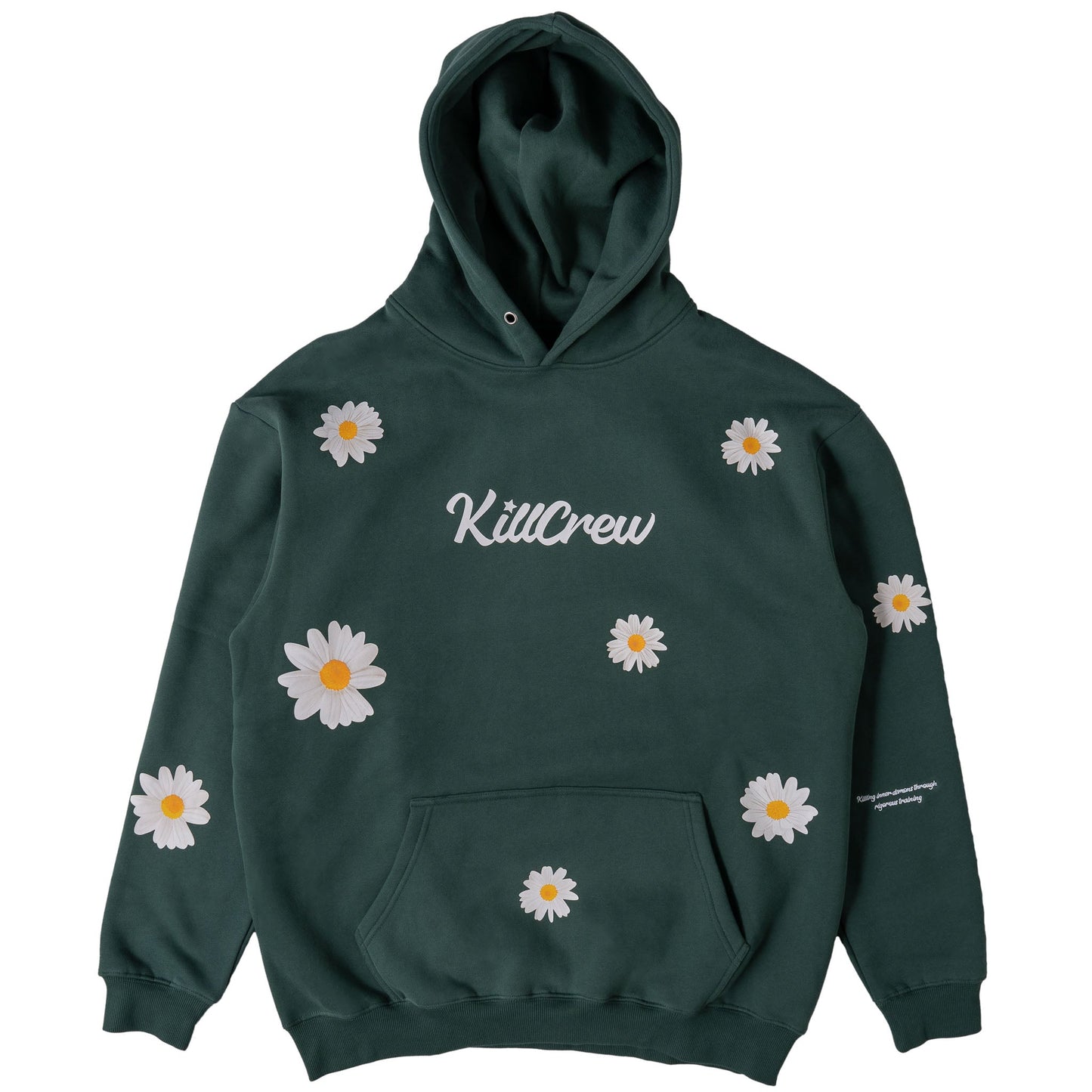 OVERSIZED LUX "DAISY" HOODIE - GREEN