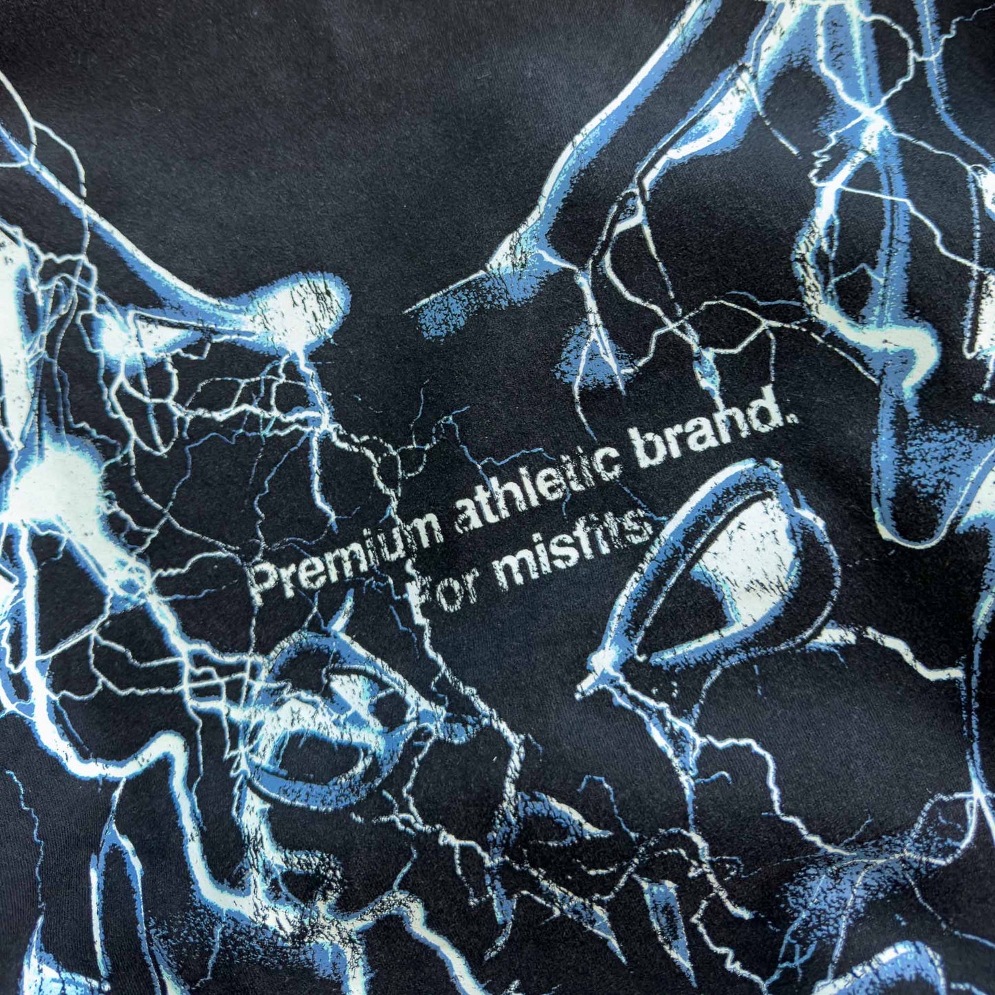 OVERSIZED LUX "LIGHTNING" HOODIE - BLACK