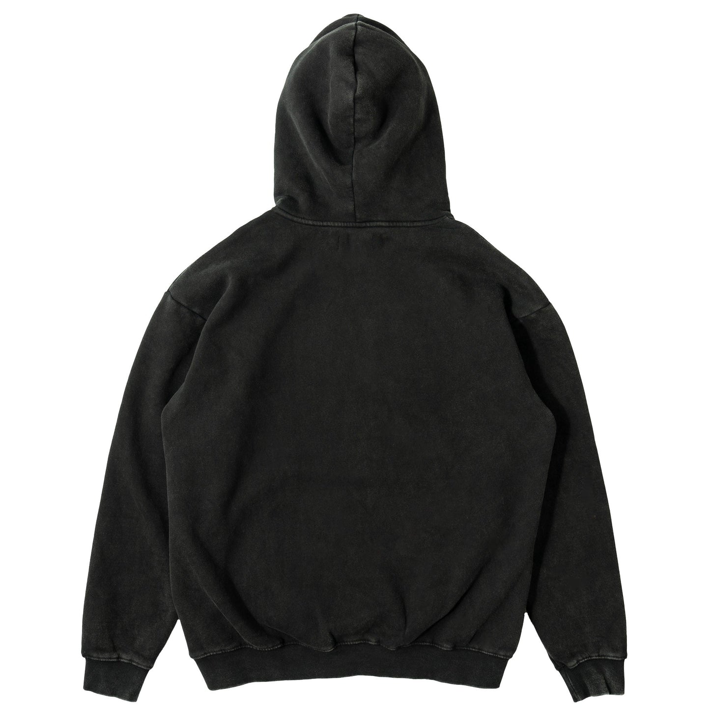 OVERSIZED LUX "PSYCHOTIC CLOWN" HOODIE - BLACK