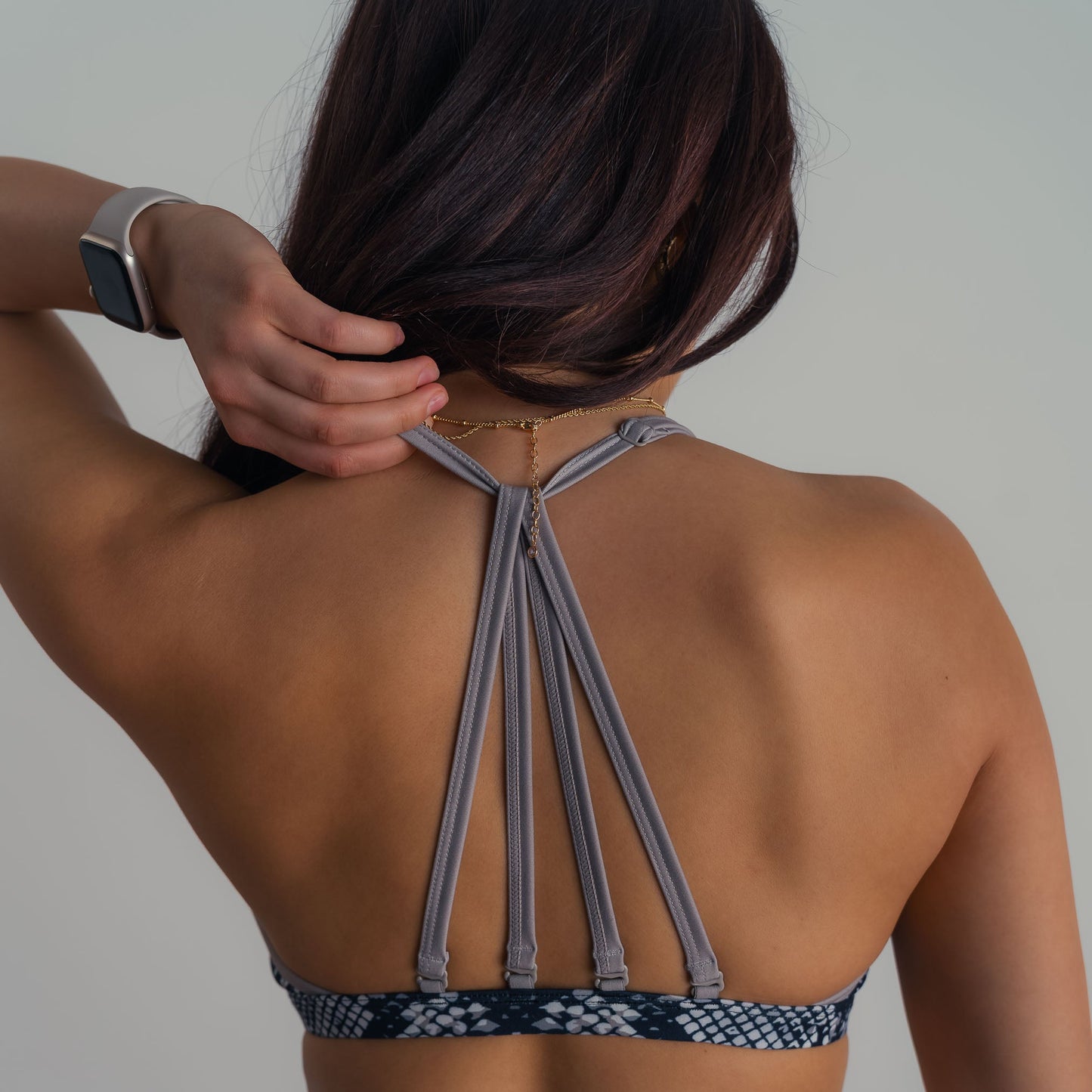 MEDIUM SUPPORT SPORTS BRA - PYTHON