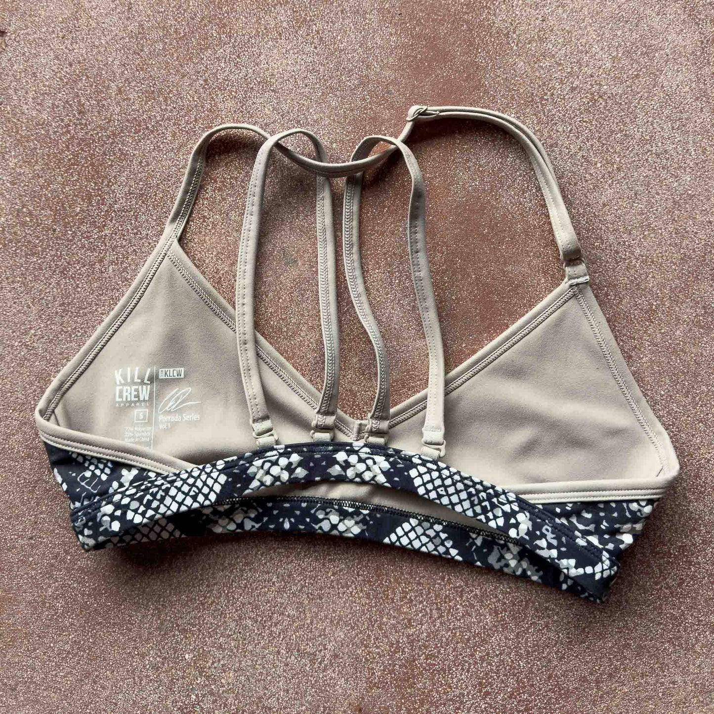 MEDIUM SUPPORT SPORTS BRA - PYTHON