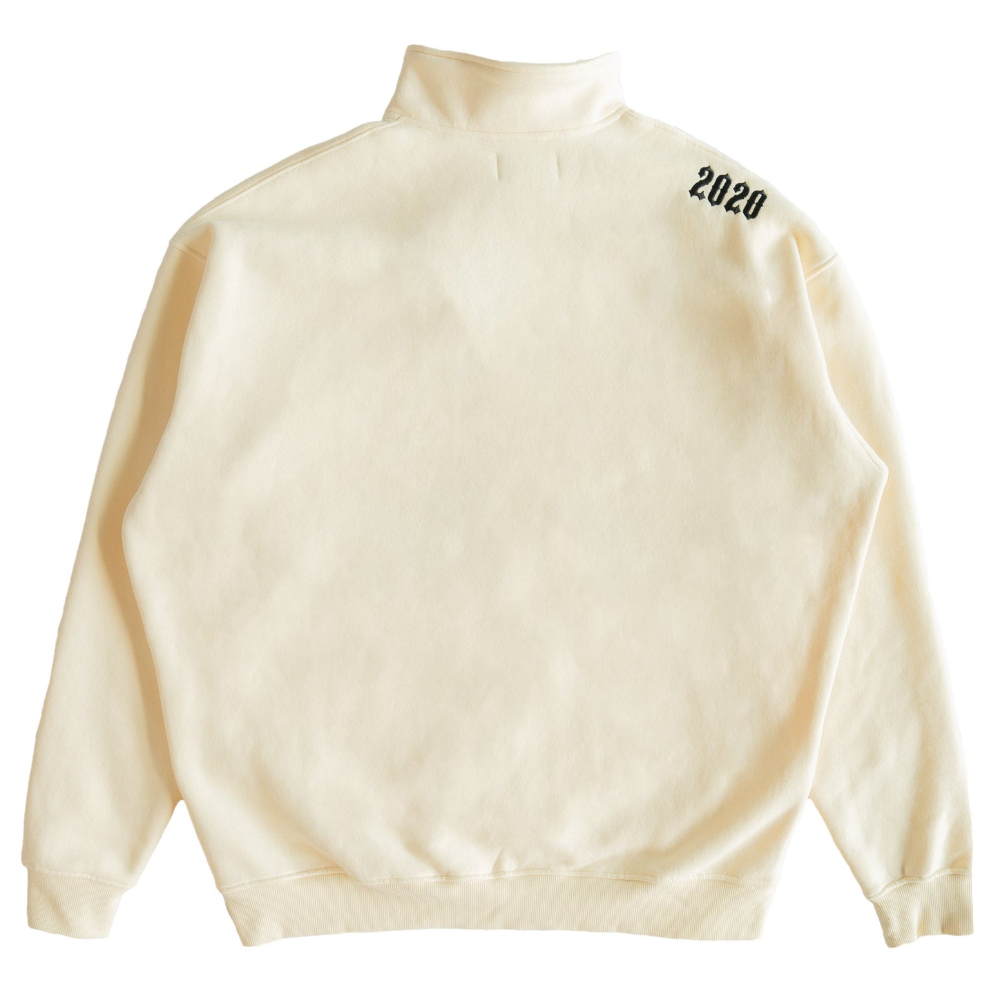 KILL CREW LUX QUARTER ZIP UP - CREAM / BLACK