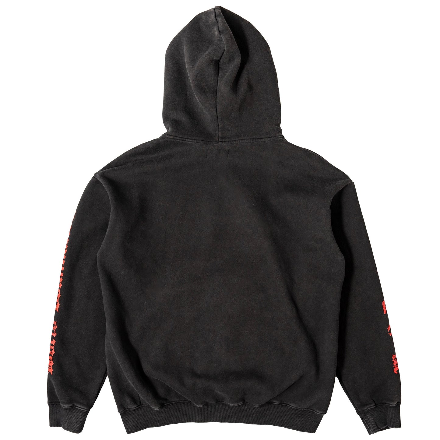OVERSIZED LUX "GHOUL" HOODIE - BLACK