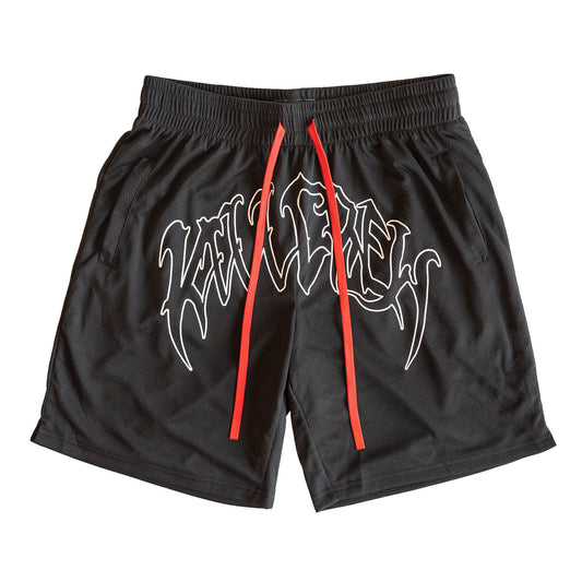 RELAXED CUT "CLASSIC" SHORTS - BLACK / WHITE