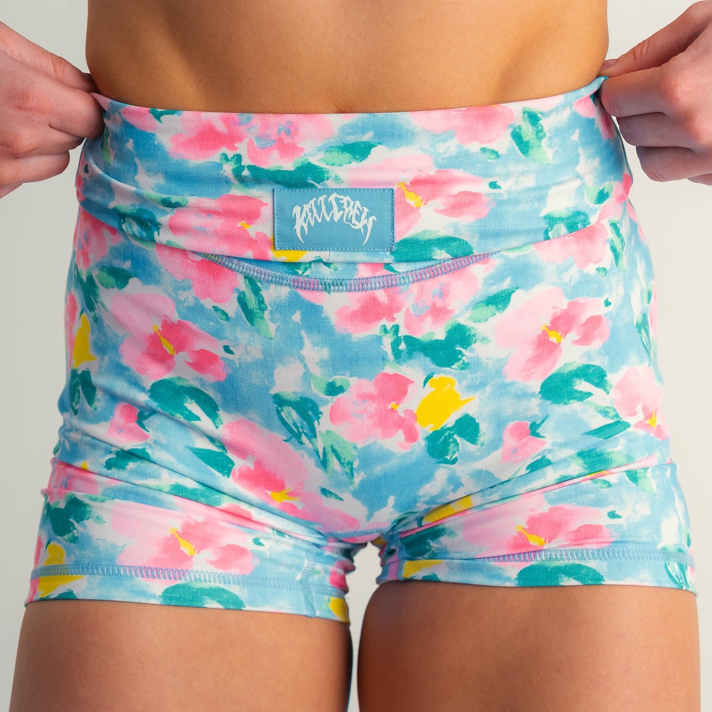 SCRUNCH BIKER SHORTS "BLOSSOM"