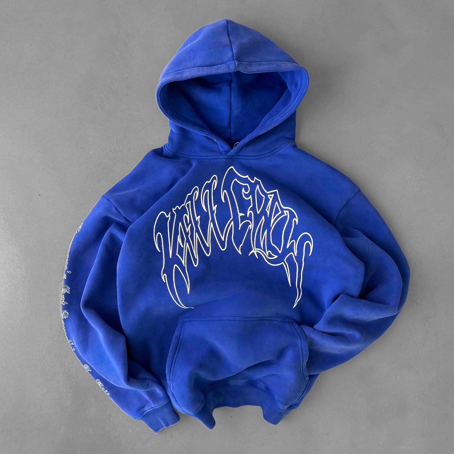 KILL CREW OVERSIZED LUX HOODIE - BLUE