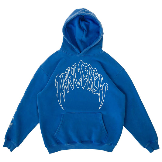 KILL CREW OVERSIZED LUX HOODIE - BLUE