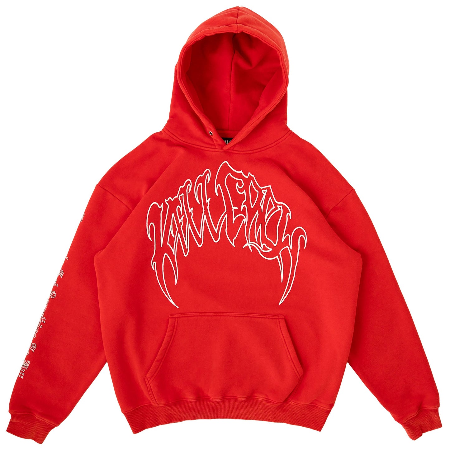 KILL CREW OVERSIZED LUX HOODIE - RED