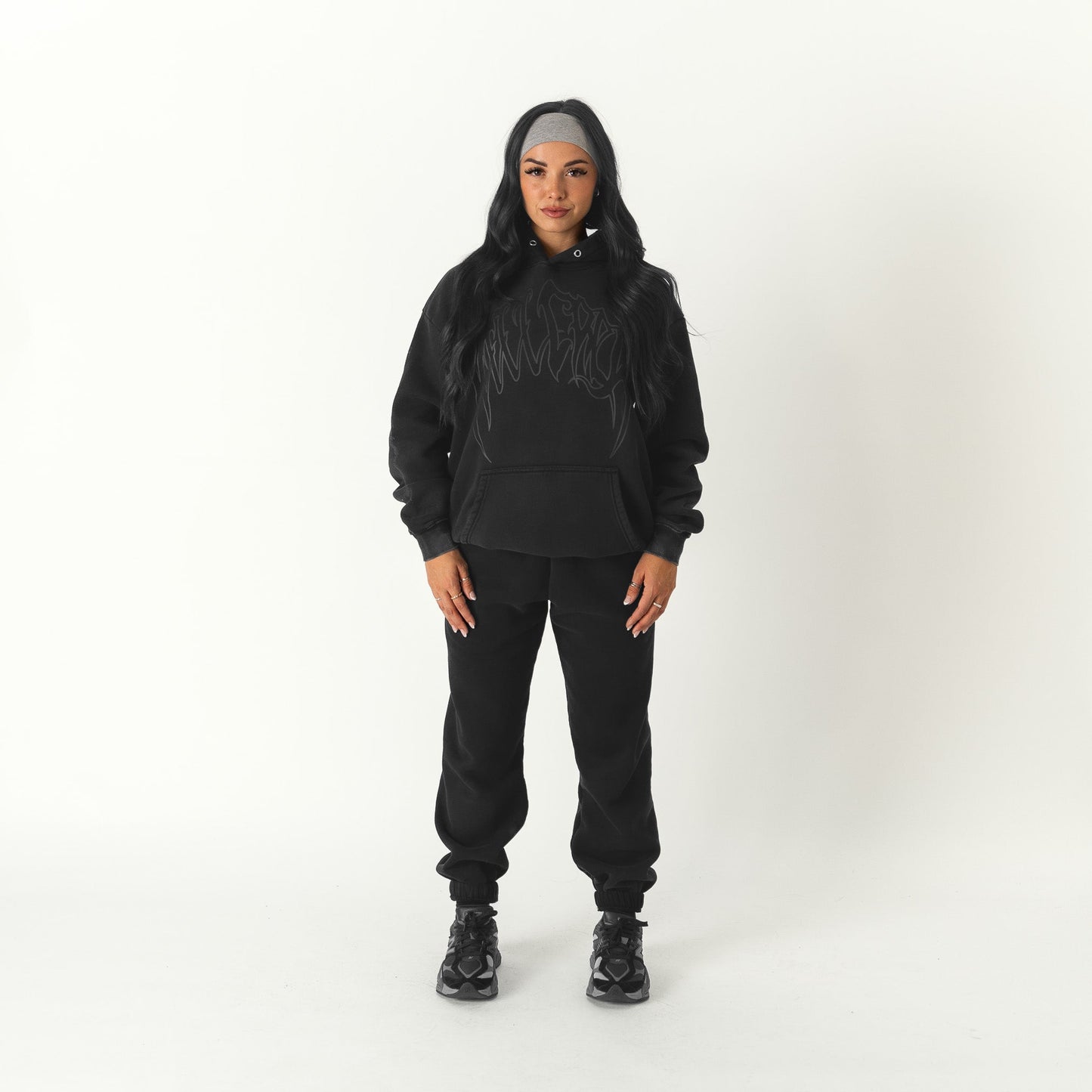 KILL CREW OVERSIZED LUX HOODIE - BLACKOUT