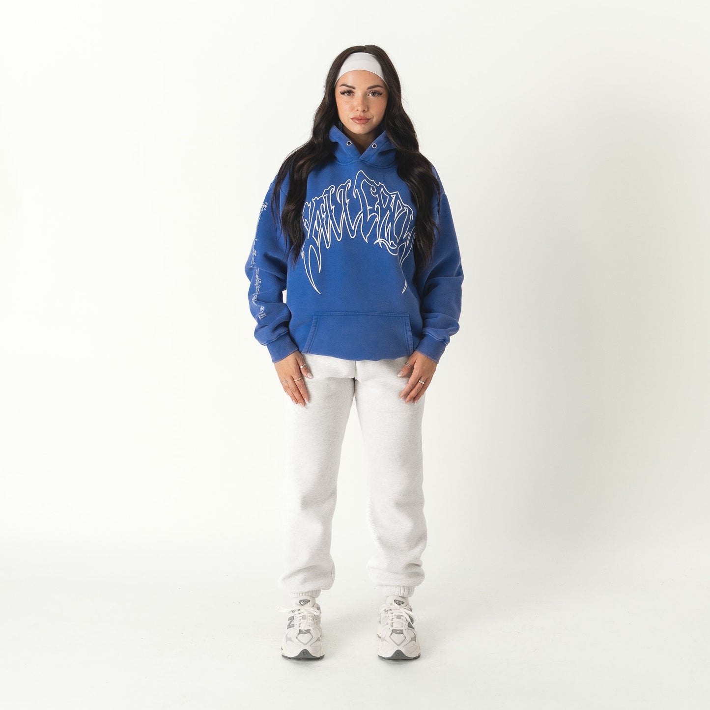 KILL CREW OVERSIZED LUX HOODIE - BLUE