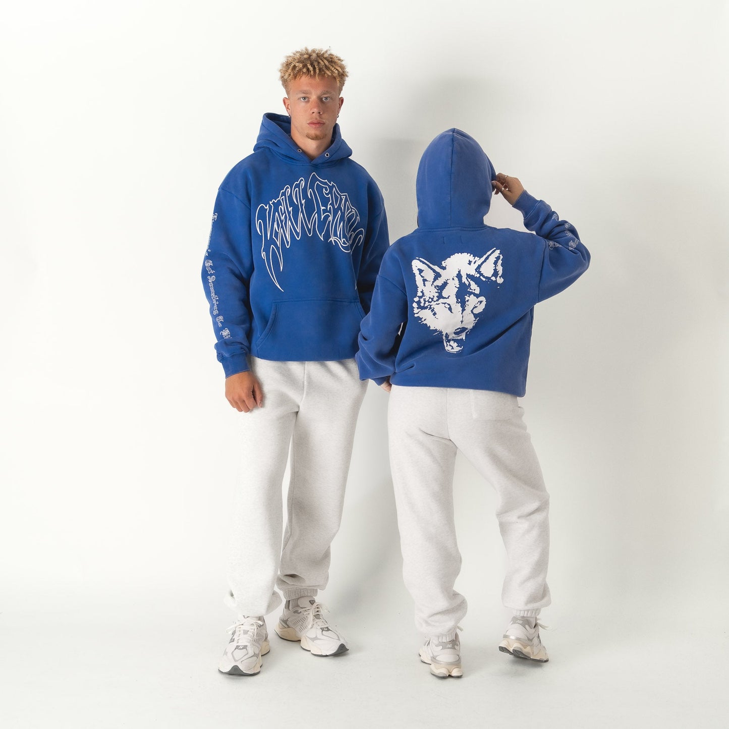 KILL CREW OVERSIZED LUX HOODIE - BLUE