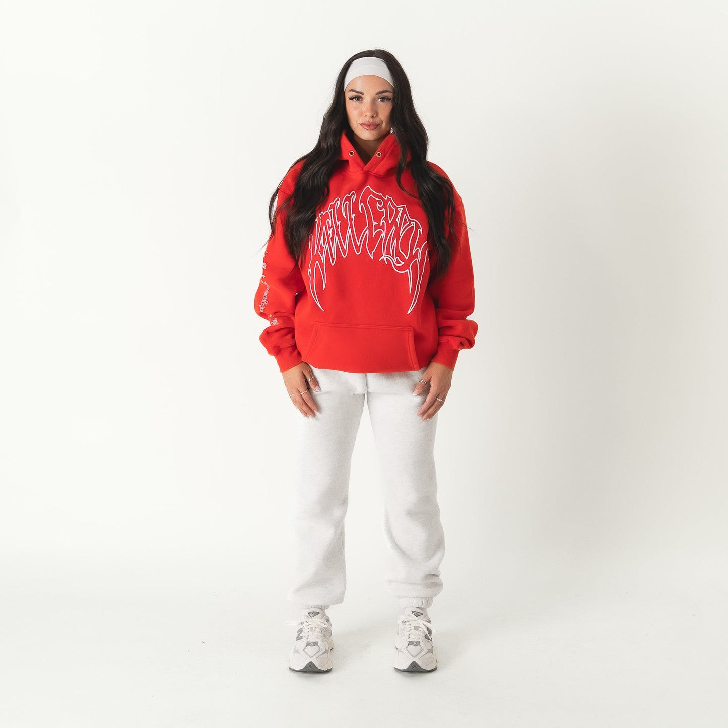 KILL CREW OVERSIZED LUX HOODIE - RED