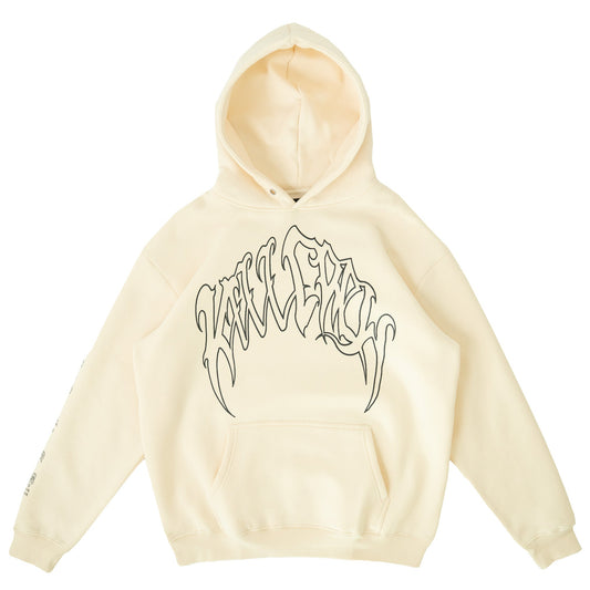 KILL CREW OVERSIZED LUX HOODIE - CREAM