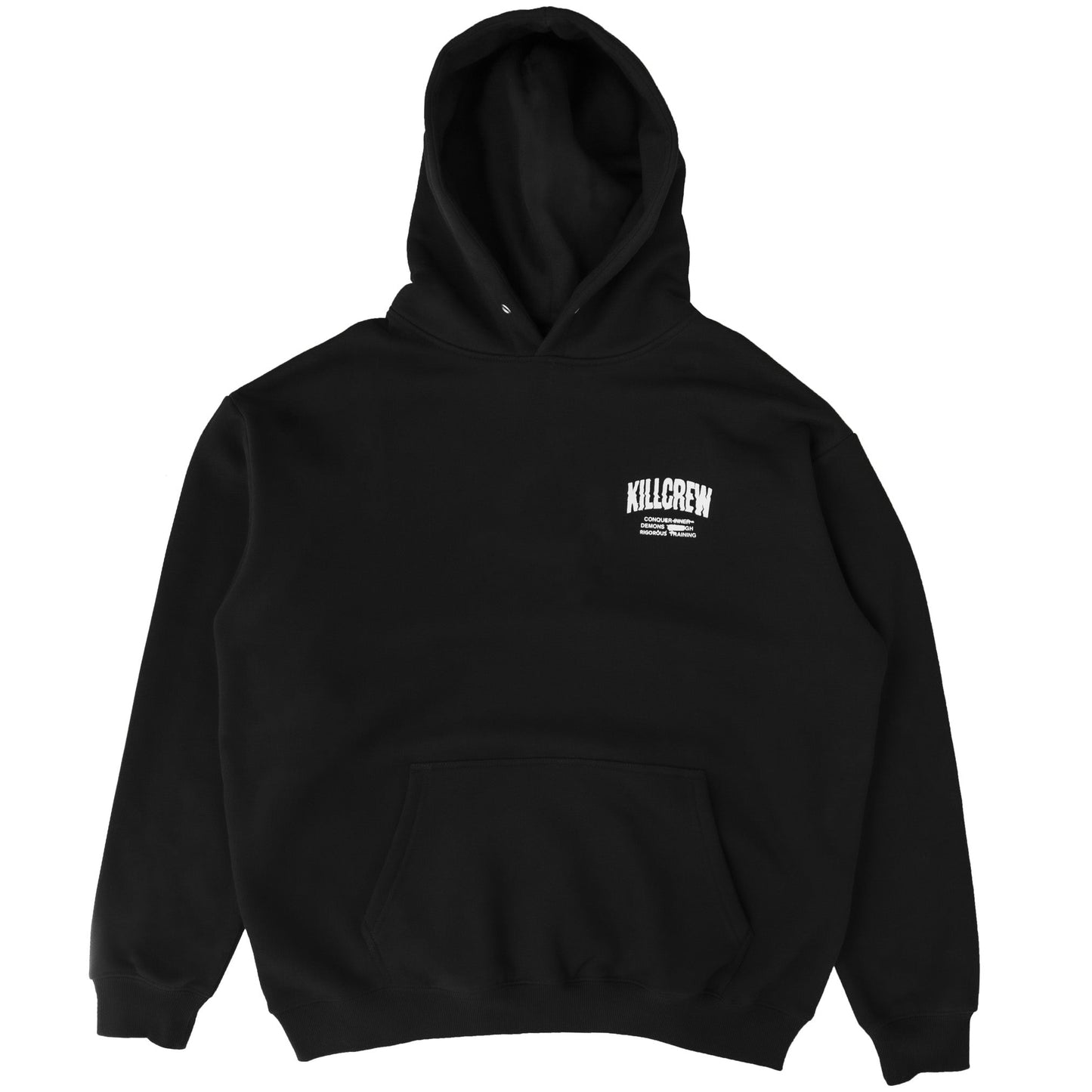 OVERSIZED LUX "THE HEALING" HOODIE - BLACK