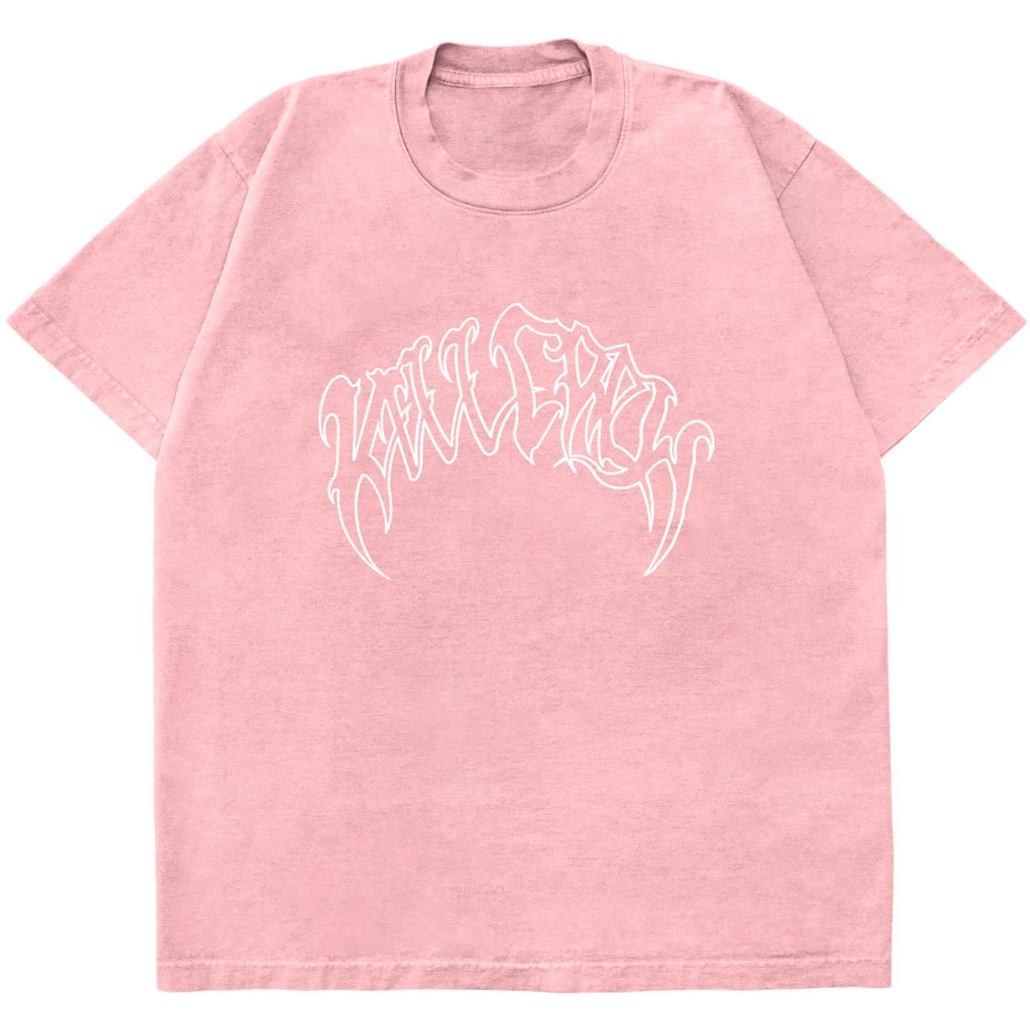 OVERSIZED "CLASSIC" T-SHIRT - PINK / WHITE