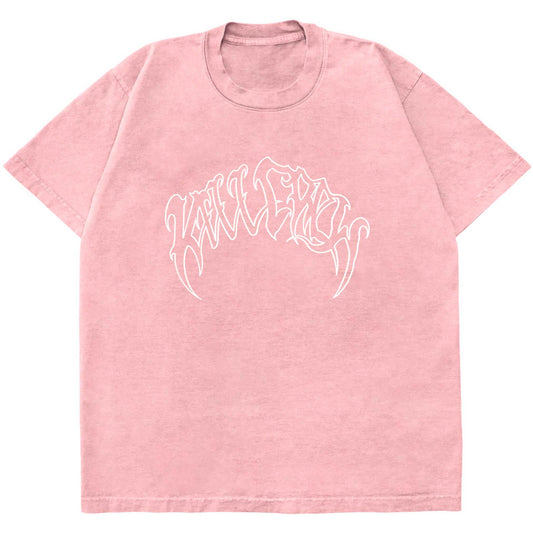 OVERSIZED "CLASSIC" T-SHIRT - PINK / WHITE